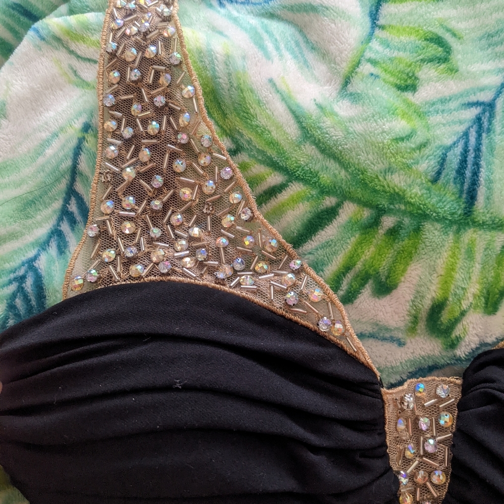 Black and Gold dress